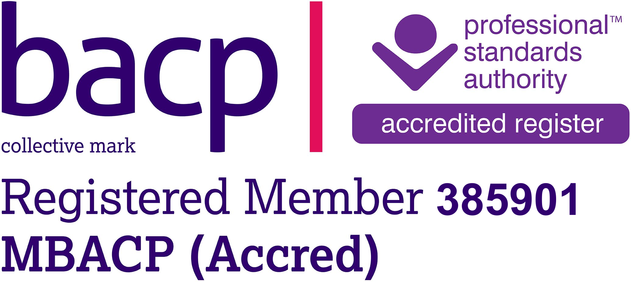 BACP accredited member